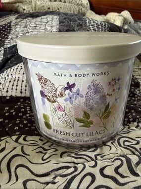 Bath and body works Fresh Cut Lilacs 3 wick candles